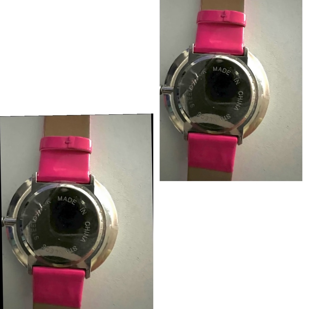 🆕🎁 Hot Pink Pop-Art Statement Oversized Number Watch – Treasure Hunt Gift - Picture 9 of 12